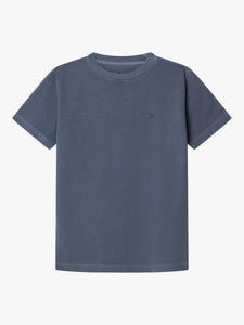 Детская хлопковая футболка с коротким рукавом Hackett London, Chambray Blue