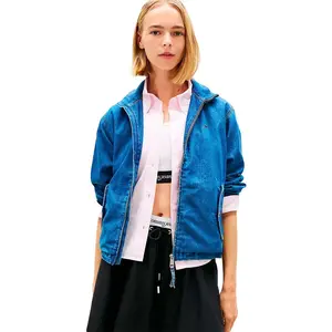 Джинсовая куртка Tommy Jeans из шамбре, синий