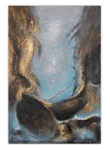 Акриловая картина ручной работы KUNSTLOFT Verzauberte Quelle, синий