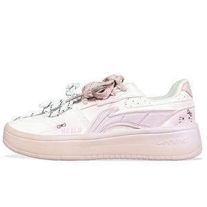 Acer Truncatum амортизирующие, износостойкие низкие кроссовки для скейтборда women's белые LINING, розовый