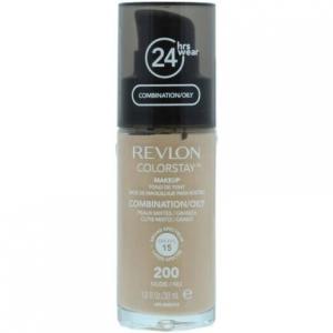 Жидкая основа для макияжа Revlon Colorstay для комбинированной/жирной кожи SPF 15, от среднего до полного покрытия, телесного цвета, 200 мл