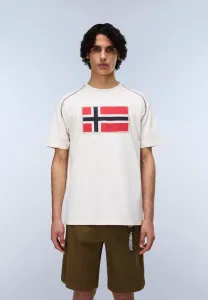 Футболка с принтом reflect ss Napapijri, White Whisper