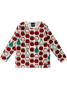 Villervalla Лонгслив 'Garden Fruit' в бежевом цвете