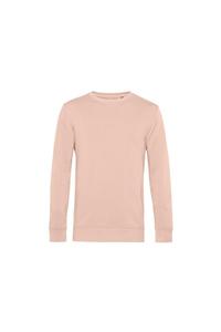 Органический свитшот с круглым вырезом B&C, зеленый