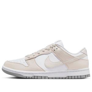Кроссовки dunk low next nature 'light orewood brown' Nike, белый