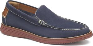 Мужские лоферы Johnston Murphy Upton Perf Venetian Johnston & Murphy, Navy Nubuck