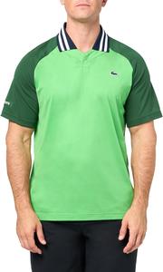 Мужская спортивная теннисная поло Lacoste Sport Tennis X Daniil Medvedev Slim Fit, Sorrel Green/Green