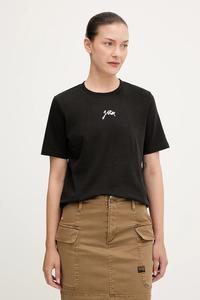 Хлопковая футболка G-Star, черный