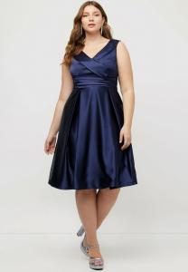 Платье Ulla Popken Cocktail dress / Party dress, Night Blue/Dark Blue