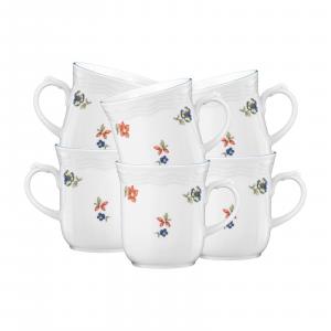 Набор из 6 чашек с ручкой HANDLE CUPS Sonate Nostalgie белого цвета, 290 мл Seltmann Weiden, белый