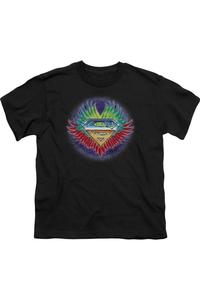 Футболка с коротким рукавом для детей "Superman: Don't Stop Believing" Gildan, черный