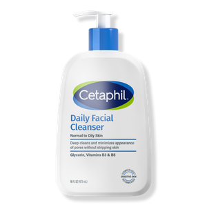 Ежедневное очищающее средство для лица, гель для умывания для чувствительной кожи Cetaphil, 16.0 oz