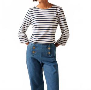 Рубашка в полоску Galathee Ii синего/морского цвета Saint James, Neige/Marine