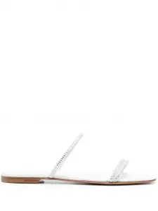 Сандалии из кожи Cannes Gianvito Rossi, белый
