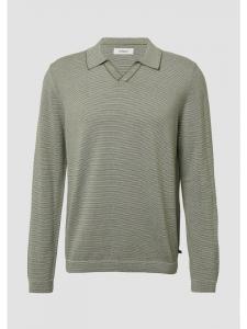 s.Oliver Вязаный свитер цвета 79G1_оливково-зеленый