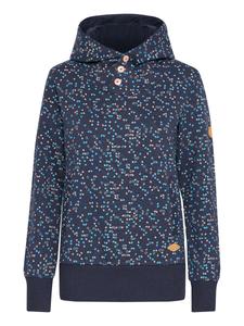 Толстовка с капюшоном Oxmo Sweatshirt Beate, цвет night blue/light blue