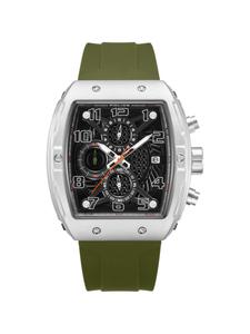 POLICE Часы Analog 'Coswig' в оливковом цвете