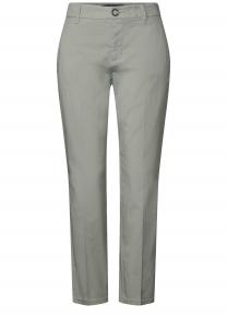 STREET ONE Обычные плиссированные брюки в пастельно-зеленом цвете