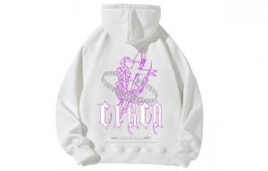 Толстовка унисекс C1RCA, Белый (на флисовой подкладке)