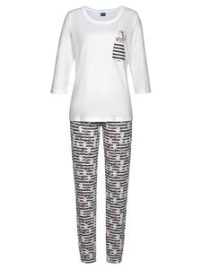 Пижама VIVANCE DREAMS, цвет weiß-black