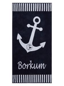 Пляжное полотенце SCHIETWETTER, цвет navy/white