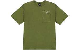 Футболка мужская зеленая New Balance, зеленый