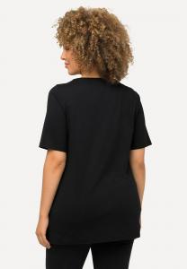 Футболка с принтом Ulla Popken, черный