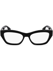 Очки в прямоугольной оправе Victoria Beckham, черный