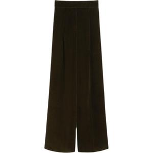 MaxMara Повседневные брюки Women's Forest Green Moderate Wide Leg