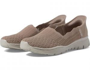 Туфли на плоской подошве SKECHERS Seager - Believe It Hands Free Slip-Ins, цвет Dark Taupe