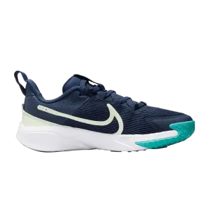 Кроссовки Nike Star Runner 4 PS 'Midnight Navy Volt Tint', синий