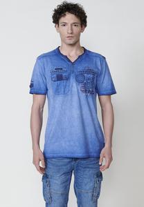 Футболка с принтом Koroshi, синий