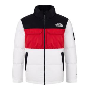 THE NORTH FACE Пуховик и куртка унисекс цвета слоновой кости белый, Ivory White