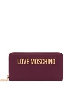 Love Moschino кошелек с логотипом, фиолетовый