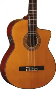 Акустико-электрическая классическая гитара Washburn C64SCE, верхняя дека из массива ели
