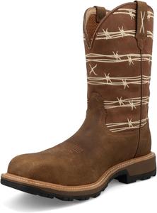 Ботинки Twisted X Men's 11 UltraLite X, с квадратным носком Nano Toe и технологией UltraLite X, Bison & Mocha