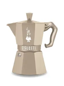 Стальной кофейник Bialetti, бежевый