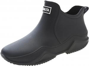 Дождевые ботинки для мужчин и женщин, резиновая обувь, теплые и модные дождевые сапоги для женщин, для рыбалки, мойки автомобилей, кухни, улицы, водонепроницаемая обувь Generic, D