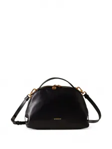 Малая сумка-тоут Bowler с изогнутой молнией Borbonese, черный