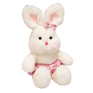 Очаровательные кролики плюшевые куклы высота 40см Velvet Mill, розовый