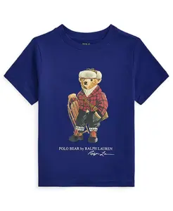 Мальчики 2-7 лет футболка с коротким рукавом Polo Ralph Lauren, синий