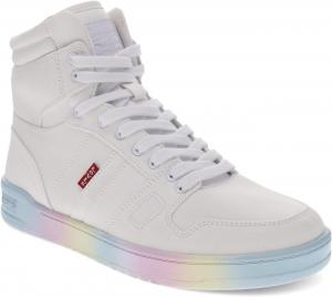 Кроссовки Levi's Basketball Hi Ombre, White