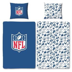 NFL American Football 135x200+80x80 см, 100% хлопок, постельное белье Renforceé, официально лицензированное Национальной футбольной лигой FAN Character World