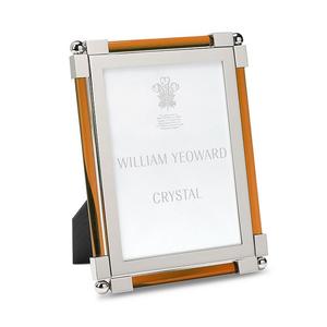 Новая классическая фоторамка William Yeoward Crystal, 5 x 7 дюймов, оранжевый