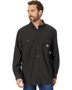 Рубашка Carhartt Loose Fit Midweight Chambray Long Sleeve, цвет Black Chambray