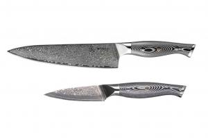 Элегантный набор дамасских ножей из нержавеющей стали - нож шеф-повара, нож для фруктов - очень острый Muxel