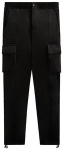 Брюки-карго Kith x BMW из велюра, черный