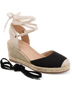 Женские сандалии Monte Espadrille Journee Collection, черный