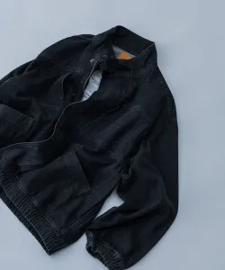 Джинсовая куртка бомбер/ADAM ET ROPE' JEANS FILM Adam Et Rope' Homme, цвет Black (02)