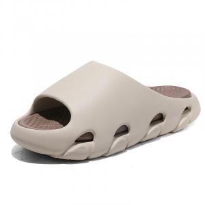 BOLE Тихие противоскользящие тапочки-шлепанцы с амортизацией мужские - хаки, цвет Khaki